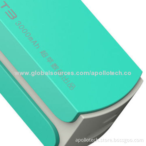 Portable Chargers with 3,000mAh Capacity, Samsung/LG Battery, 3-4 Hours Charging Time, 99*24*205mm